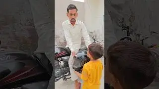 papa Bina helmet ke ja rahe the 😱 