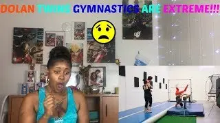 JAZZ (BEING JP3) REACT TO: THE DOLAN TWINS Gymnastics Challenge with Laurie Hernandez!!