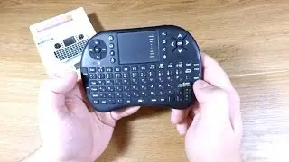 Беспроводная мини клавиатура с тачпадом с AliExpress. Распаковка и отзыв после месяца использования.