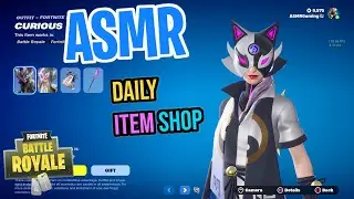 ASMR Fortnite NEW Curious Skin! Daily Item Shop 🎮🎧 Relaxing Whispering 😴💤
