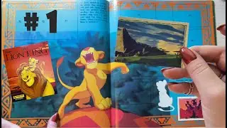 PANINI Раритетный Альбом для наклеек Король Лев (The Lion King) 1994 год. Распаковка 5 пакетиков! #1