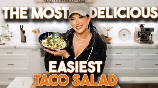 HOW TO MAKE THE MOST DELICIOUS TACO SALAD EVER!
