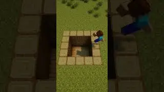 MINECRAFT SMALL STARTER HOUSE #shorts #youtube #minecraft
