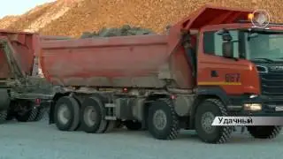 Парк большегрузной техники в автобазе Удачнинского ГОК увеличивается
