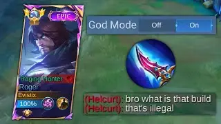 ROGER USERS, YOU MUST TRY THIS BROKEN HEPTASEAS BUILD(INSANE DAMAGE) | ROGER GAMEPLAY | MLBB