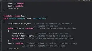 Implementing a LinkedList ADT in C++