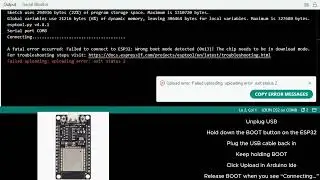 how to fix 'Failed to connect to ESP32: Wrong boot mode detected (0x13)!' error.