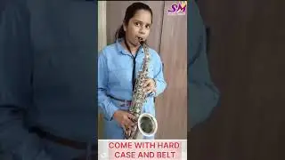 Alto saxophone high pitch come with case and accessories.