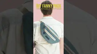 DIY Fanny Pack + Printable PDF Sewing Pattern 