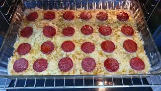 PIZZAS WITHOUT KNEADING THE DOUGH ✔️ DELICIOUS BREAKFAST WITH POTATO SAUSAGE