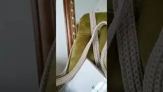 Стильная вязаная сумка из пряжи Macrame 👜 crochet bag.