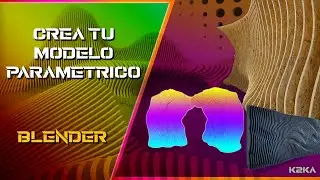 Como hacer DISEÑOS PARAMETRICOS en Blender,  Procedural y rápido.