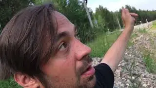 Путь домой, а ещё познакомился с оргами праздника в посёлке но это я не заснял(