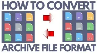 How To Convert An Archive/ Compressed File Format For FREE | Quick & Easy Method