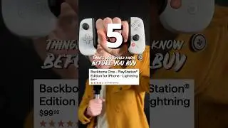 Backbone One - 5 Things You Should Know #backbone #backbonecontroller