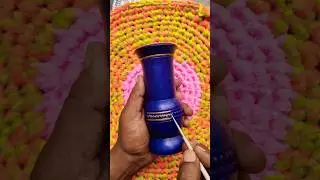 Reuse old bamboo flower vase #youtubeshorts #art #shorts #celebratewithshorts