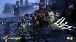 God of War 4 -Sigrun Valkyrie (Difficulty -Hard, Ivaldi's armor,Lv 9)