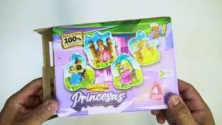 Quebra Cabeça Princesas 4x1 com 08 peças