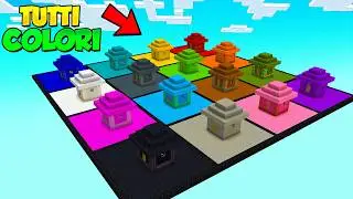 HO COSTRUITO UNA CASA PER OGNI COLORE DI MINECRAFT
