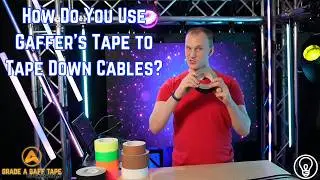 How Do You Use Gaffer's Tape to Tape Down Cables?
