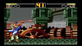 Fatal Fury 2(Genesis)-Jubei Yamada vs Billy Kane VII