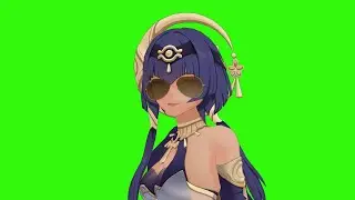 Candace - Persona 4: Specialist【MMD Genshin Impact】Green Screen