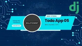 Backend Todo App 05 - Pagination | Django Rest framework | API Development | SolutionizeIT