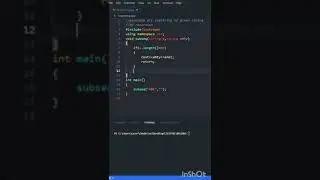 How to find substrings of any given string in c++🤔🤔#c2coding #c2 #learntocode #codehack #c++strings