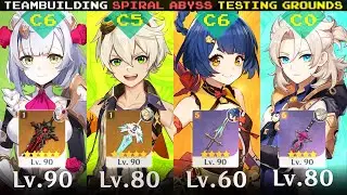 TEAM BUILDS | Noelle, Bennett, Xiangling, Albedo | Genshin Impact 1.2