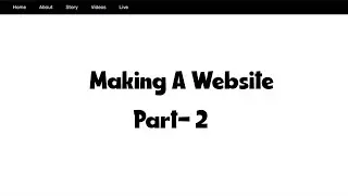 How to make a website | Part- 2