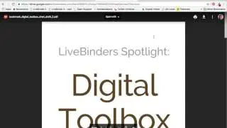 Upload file to Google Docs and insert it in your binder