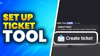 How to set up ticket tool bot in your discord server - FULL GUIDE