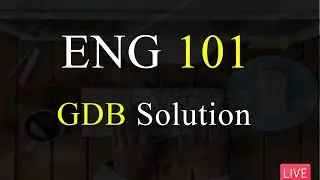 ENG101 | GDB Solution | Fall 2022 | 100% Correct Solution | VU Mentor 