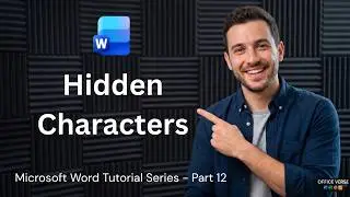 Hidden Characters in Word Document