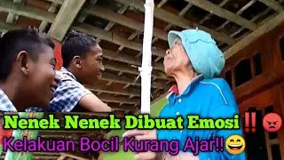 Nenek Nenek Dibuat Emosi‼️bocil kurang ajar😠