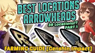 😲Farming Location Route for Firm Arrowheads 🏹 - Genshin Impact Guide