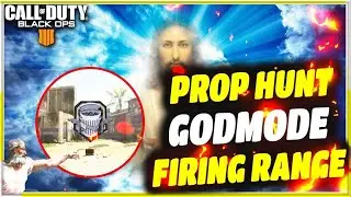 COD BO4 GLITCHES *NEW* FULL GODMODE & UNDER THE MAP PROP HUNT GLITCH ON FIRING RANGE MULTIPLAYER BO4