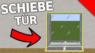 Minecraft Schiebetür bauen | Wie baut man eine Schiebetür in Minecraft?