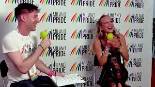 Milano Pride Press Room - Chadia Rodriguez