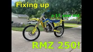 Getting a tired RMZ 250 dirt worthy again!