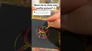 Want me to draw your profile picture? ✍️ #shorts