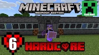 Minecraft Bedrock Hardcore (#6)- Almost LOSING it All
