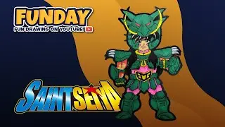 How to Draw Dragon Shiryu from Saint Seiya!