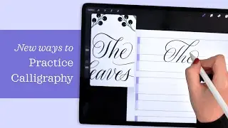 A New Way to Practice Calligraphy! Reference Window in Procreate 5X