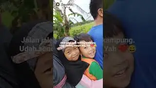 di ajak Ayah keliling kampung,  dah seneng kita 😅🥰