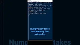numpy short 