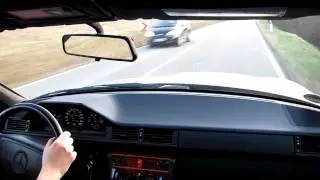 Driving around with my E320 W124 Mercedes-Benz