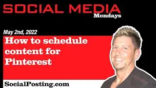 How to schedule content for Pinterest