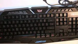 Игровая клавиатура и Мышь с aliexpress /Led Gaming Keyboard & mouse