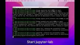 how to install jupyter lab from terminal with conda